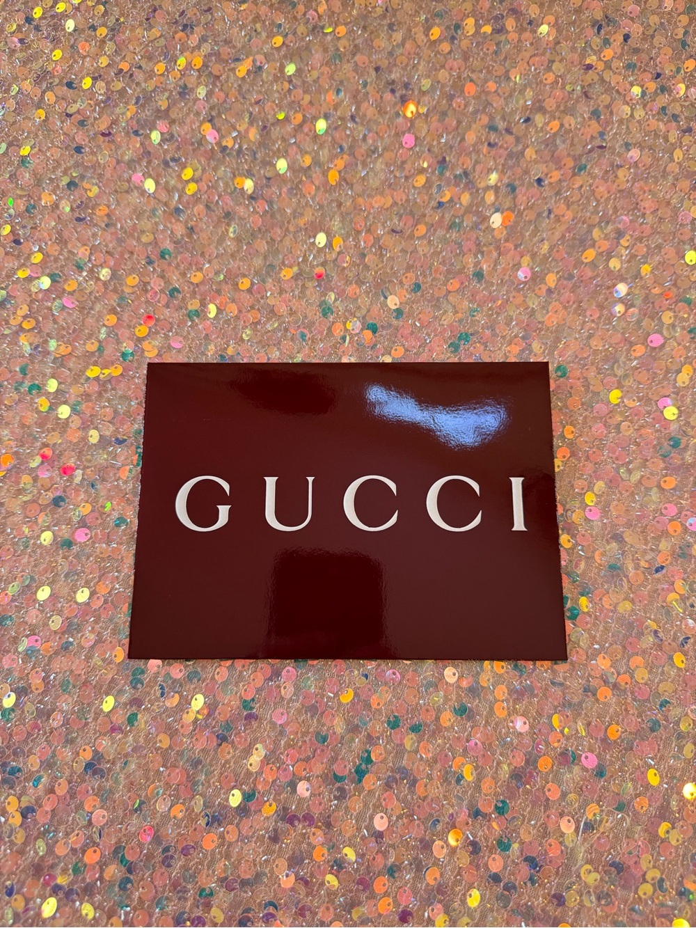 NIB Authentic Gucci Gift Set - Bag, Envelopes, Ribbon, Tissue Paper & Gift Card - Picture 6 of 11